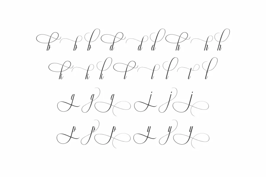 Ainsley Blossom Demo Font preview 8