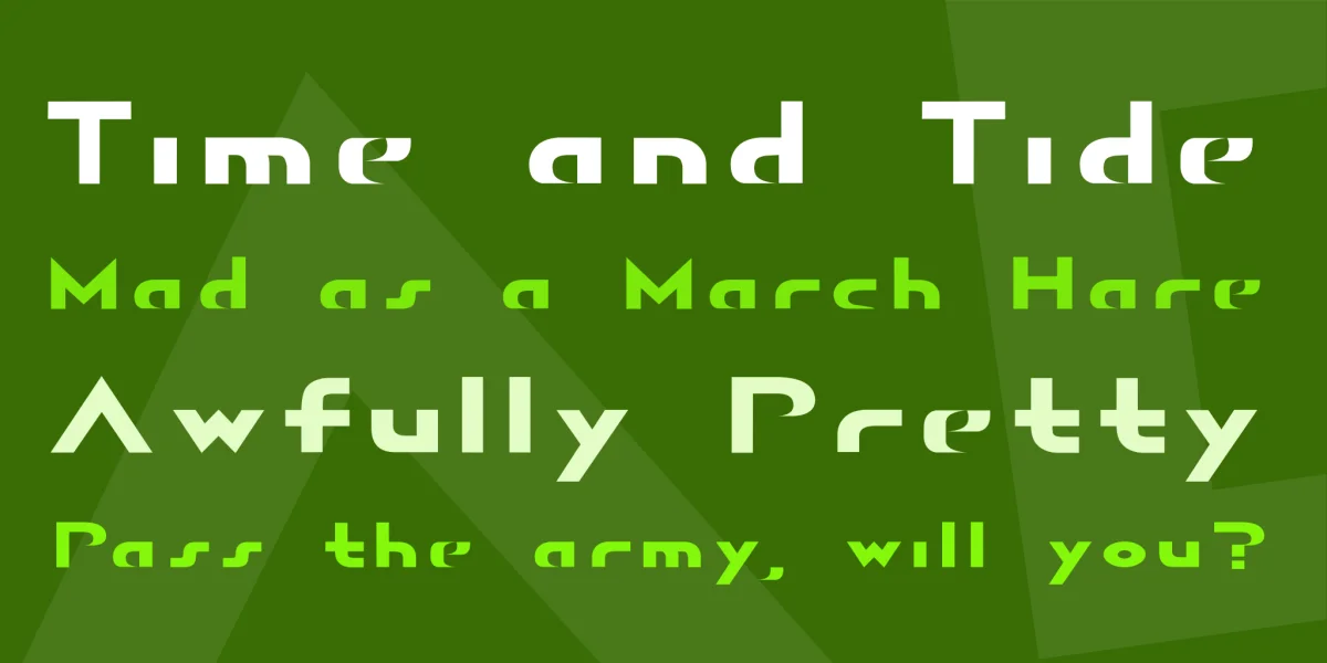 AIRBORNE GP Font preview 3