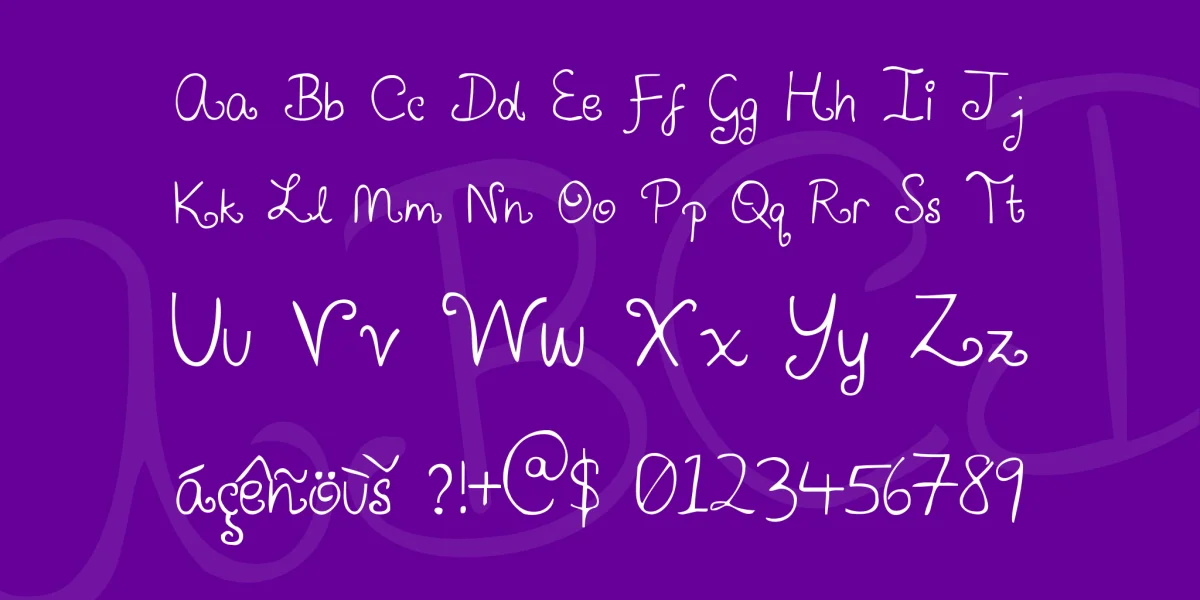 Airplanes in the Night Sky Font preview 4