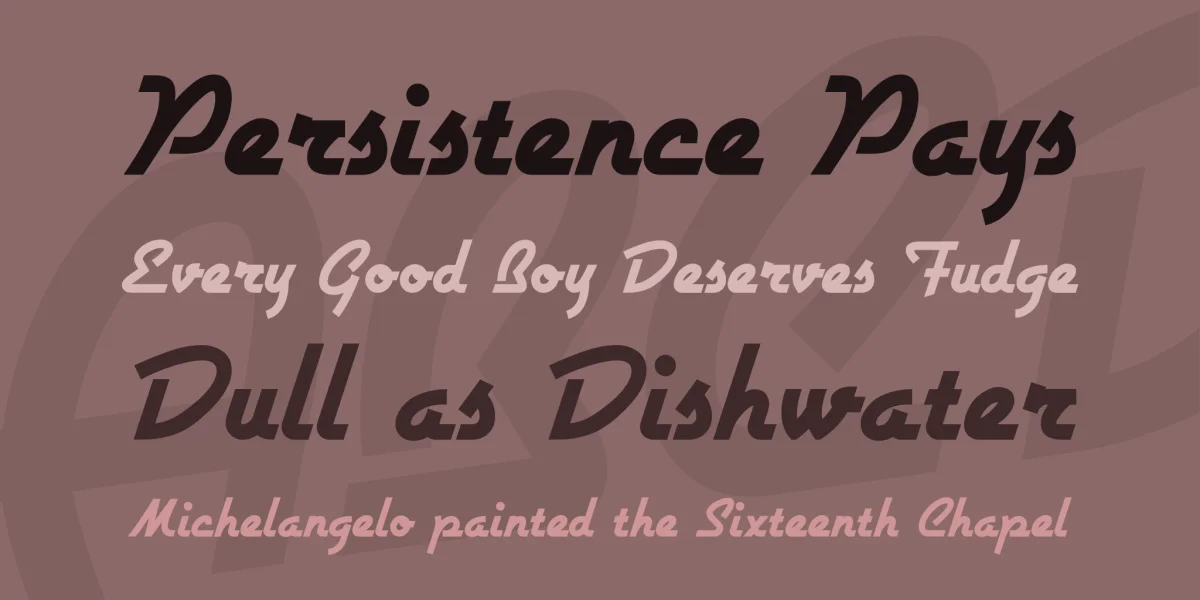 Airstream NF Font preview 2