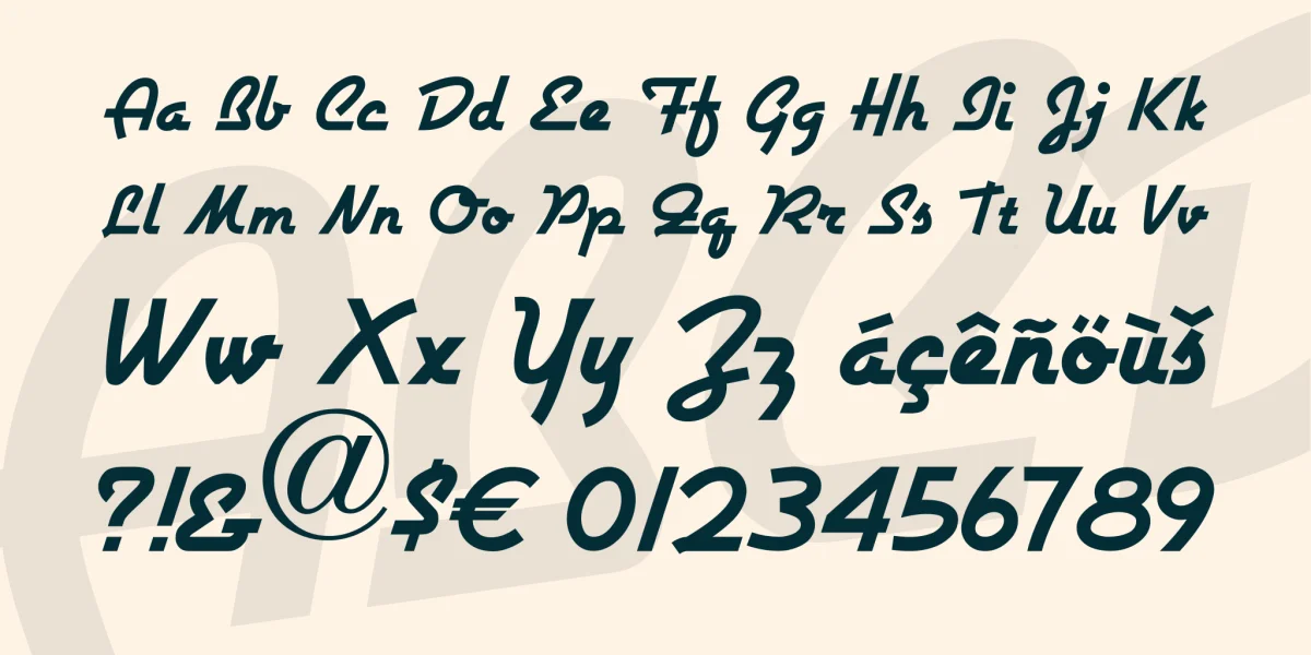 Airstream NF Font preview 3