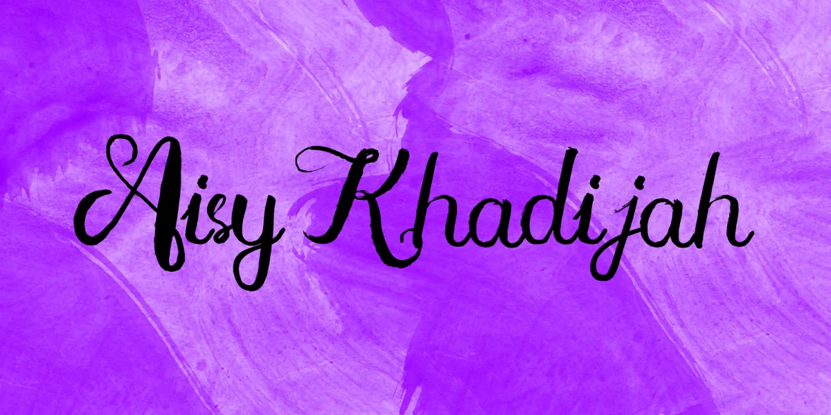 Aisy Khadijah Font Family preview 4