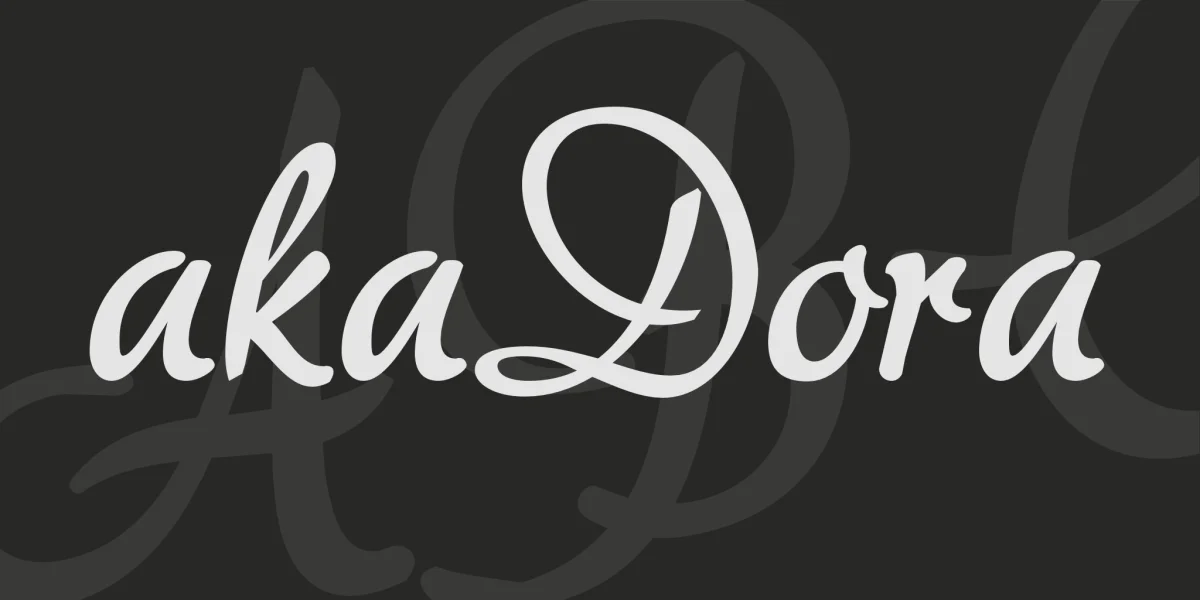 akaDora Font