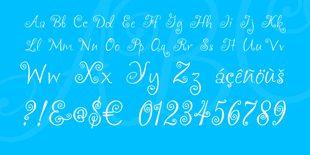 akaFrivolity Font preview 4