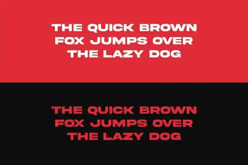 Akira Expanded Font preview 5