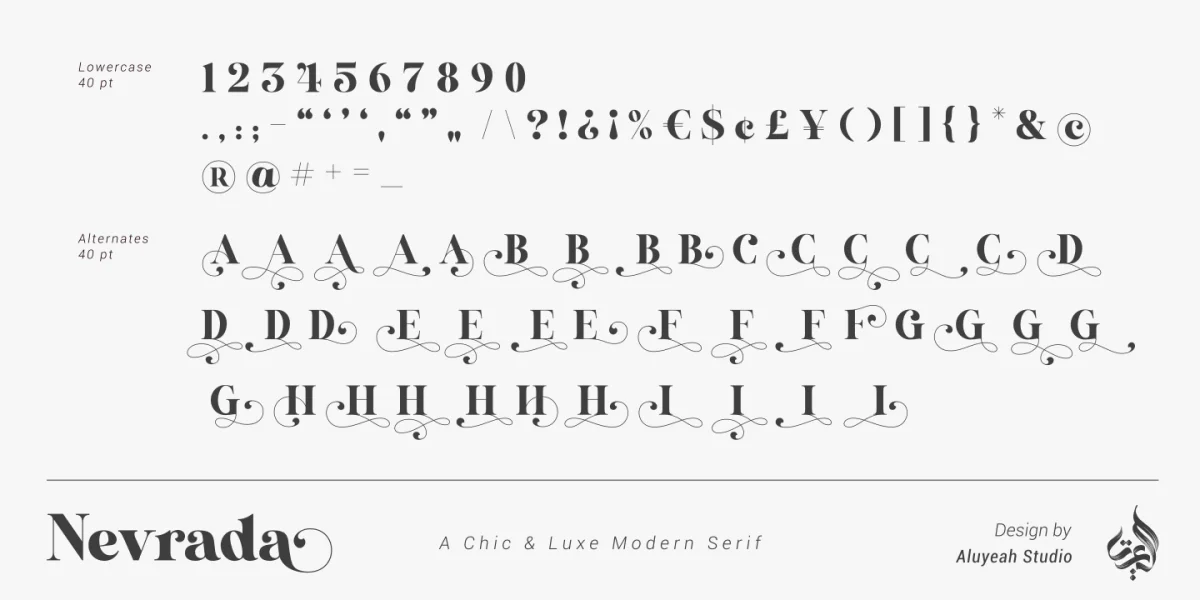 AL_Nevrada_PersonalUseOnly Font preview 10