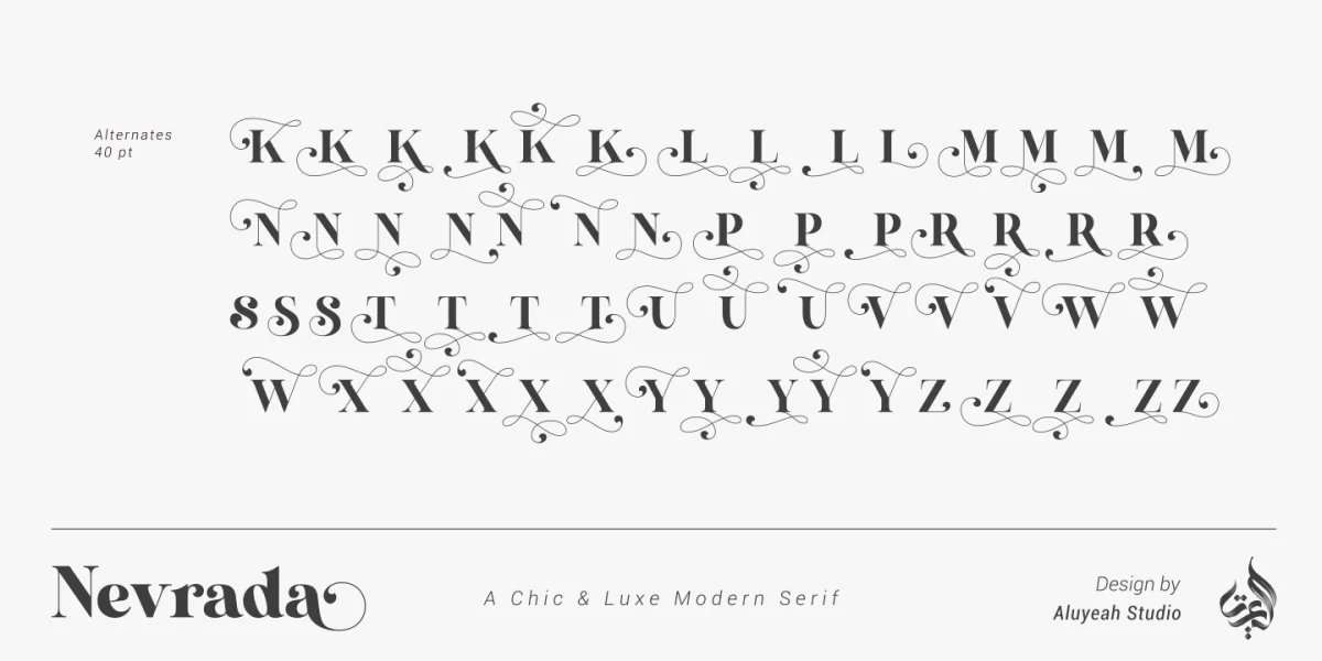 AL_Nevrada_PersonalUseOnly Font preview 11