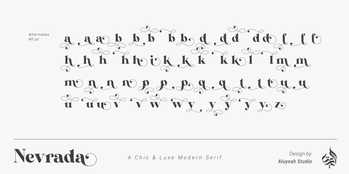 AL_Nevrada_PersonalUseOnly Font preview 12
