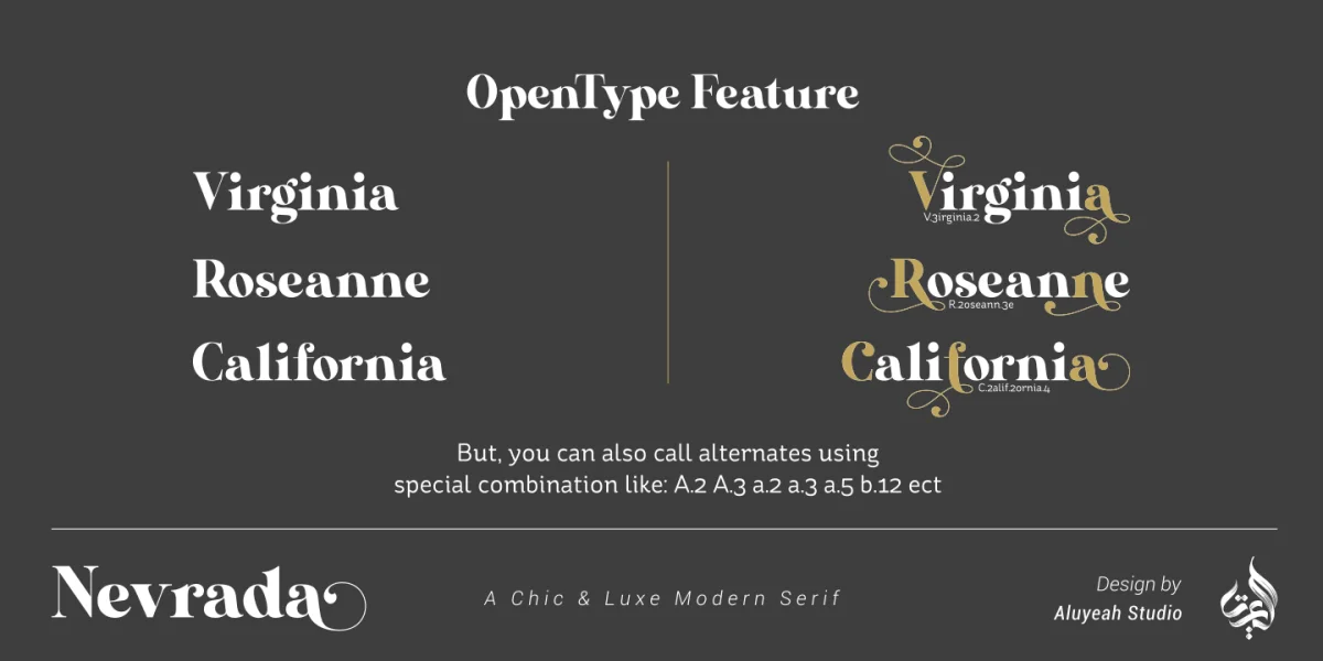 AL_Nevrada_PersonalUseOnly Font preview 8