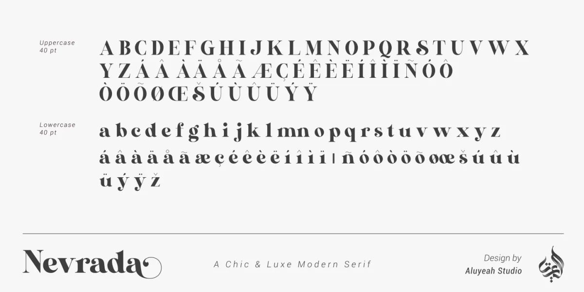 AL_Nevrada_PersonalUseOnly Font preview 9