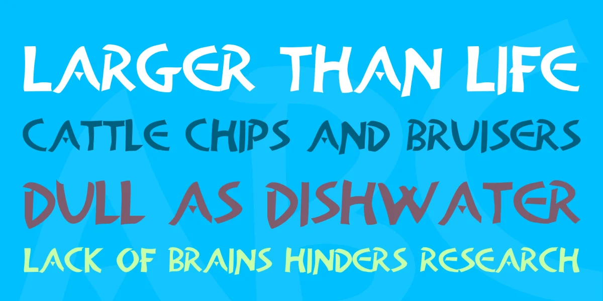 Alan Den Font preview 2