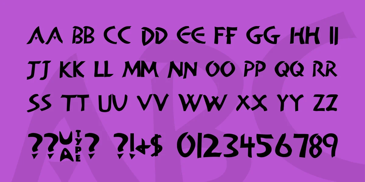 Alan Den Font preview 4