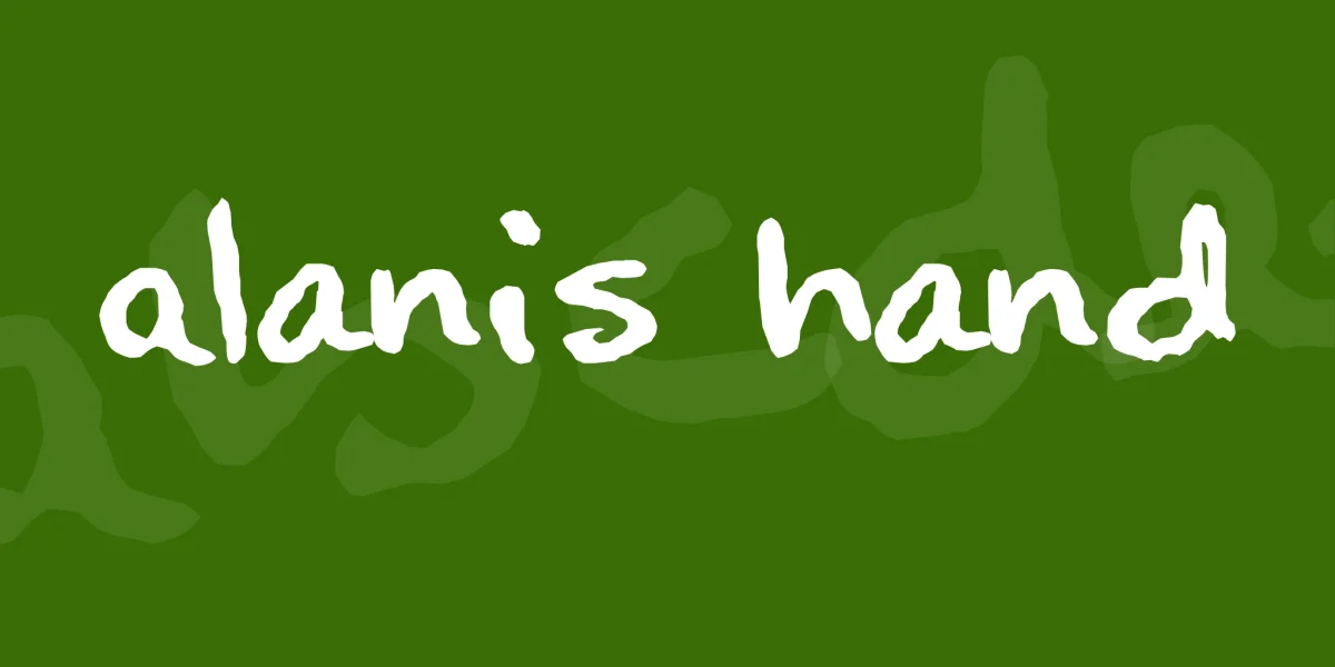 Alanis Hand Font