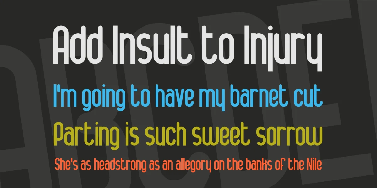 Alanus Font preview 2