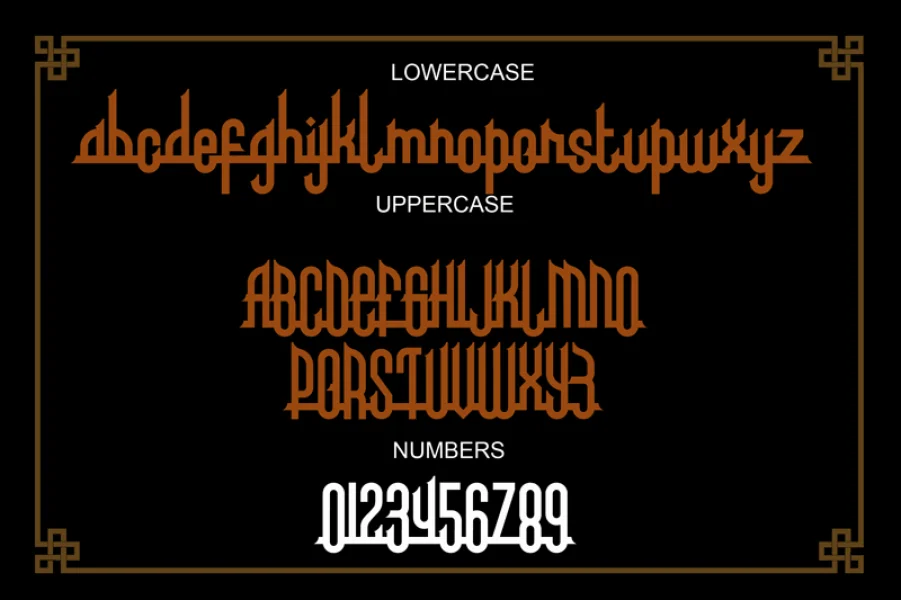 albarokah Font preview 3