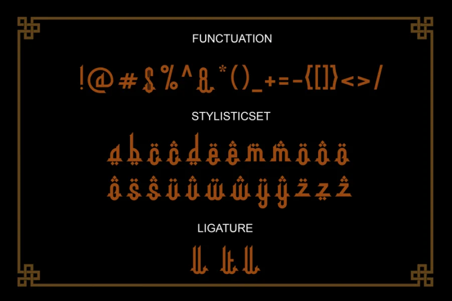 albarokah Font preview 6