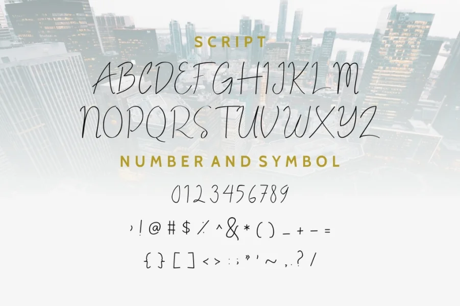 ALDITH DEMO Font Family preview 10