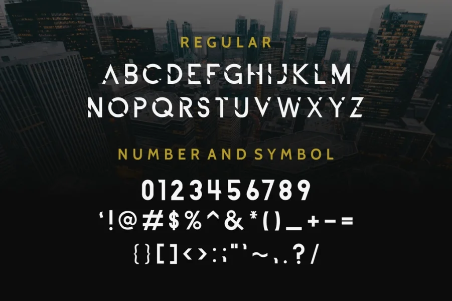ALDITH DEMO Font Family preview 11