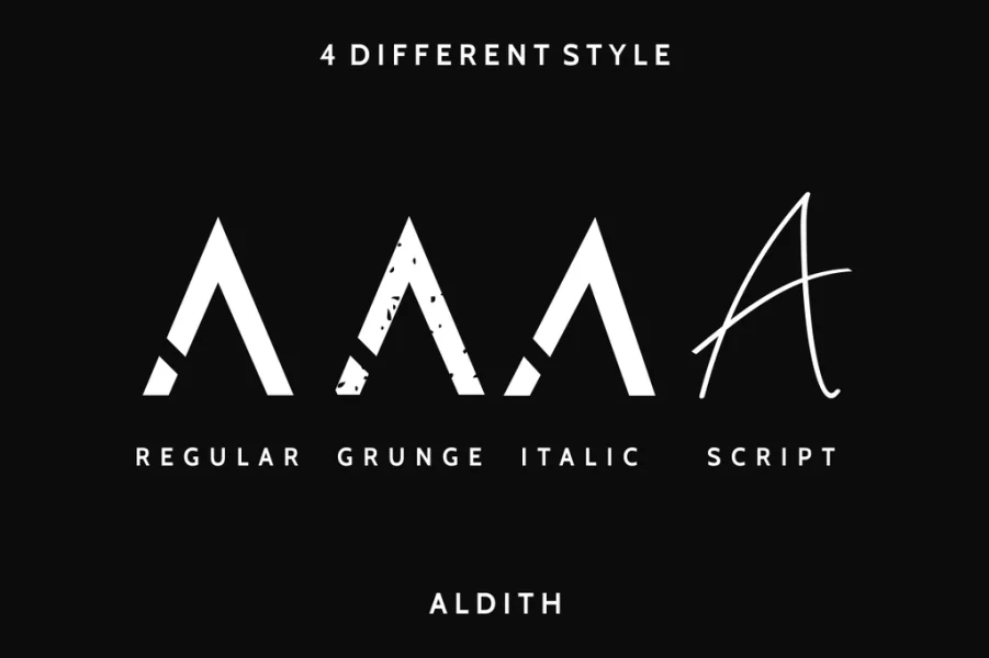 ALDITH DEMO Font Family preview 13