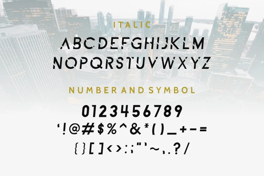 ALDITH DEMO Font Family preview 8