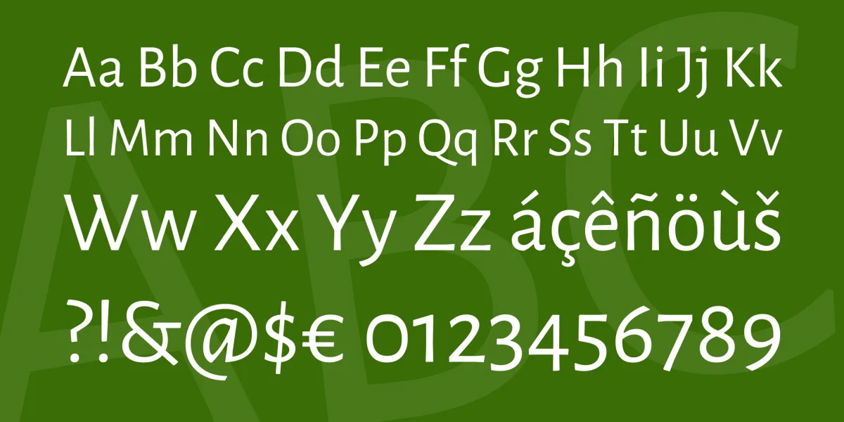 Alegreya Sans Font Family preview 4
