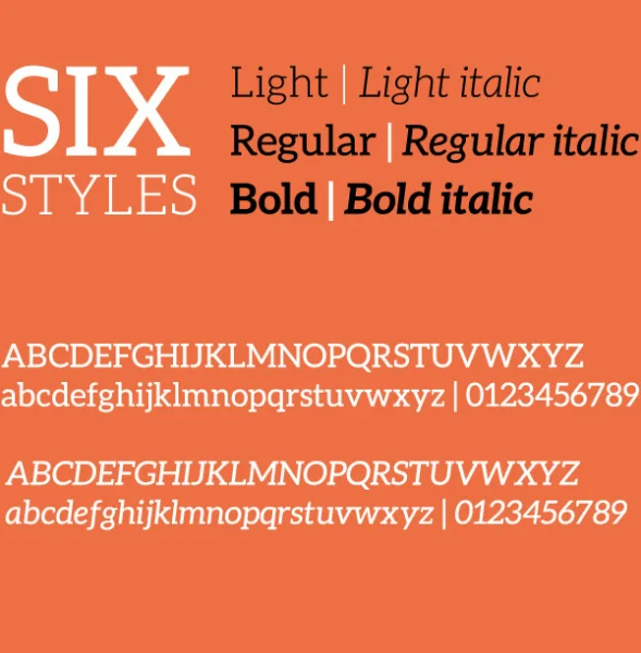 Aleo Font Family preview 2