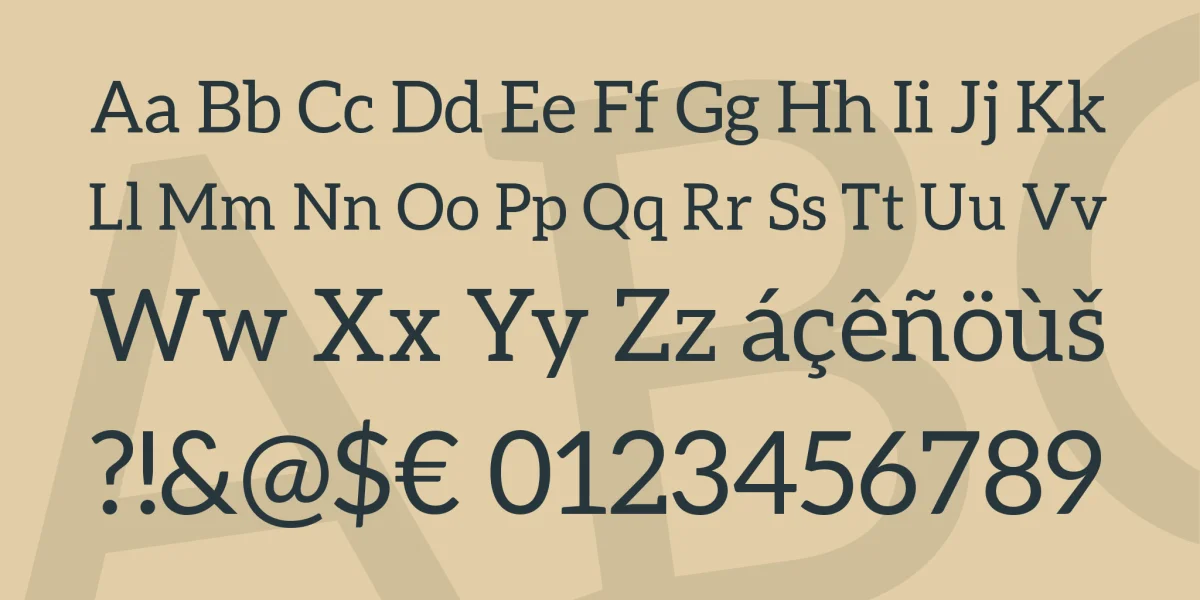 Aleo Font Family preview 6