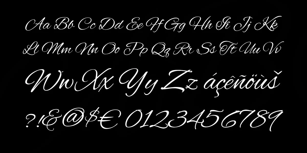 Alex Brush Font preview 4