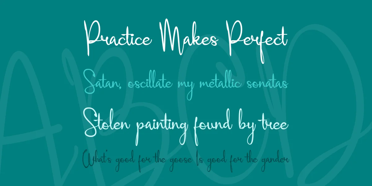 Aleyna Font preview 2
