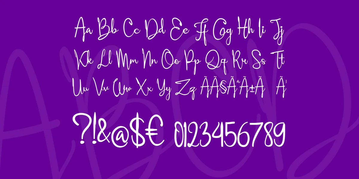 Aleyna Font preview 4