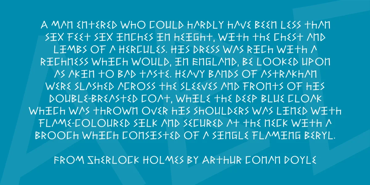 Alfabetix Font preview 3