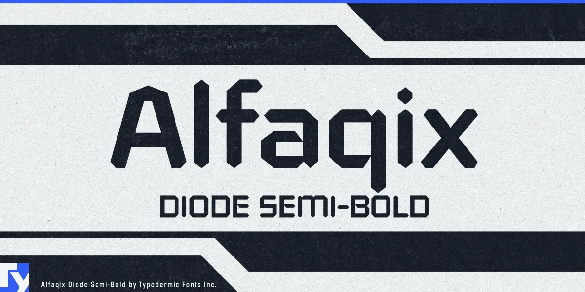 Alfaqix Font Family preview 2