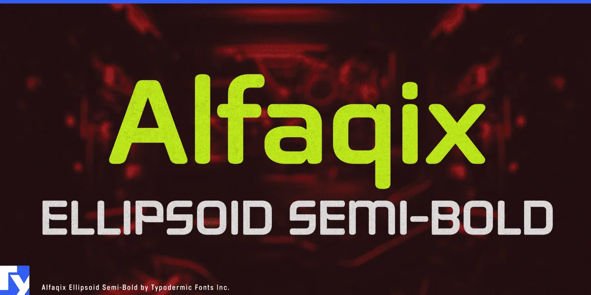 Alfaqix Font Family preview 5