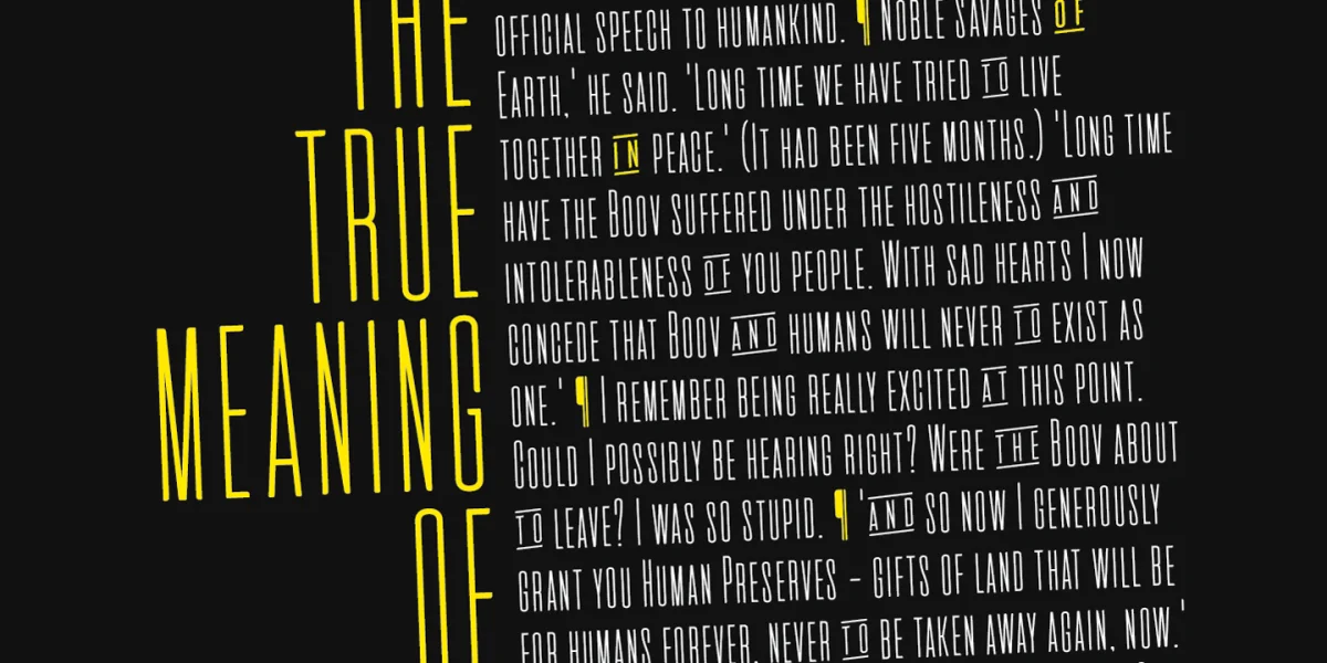 Aliens & cows Font Family preview 4