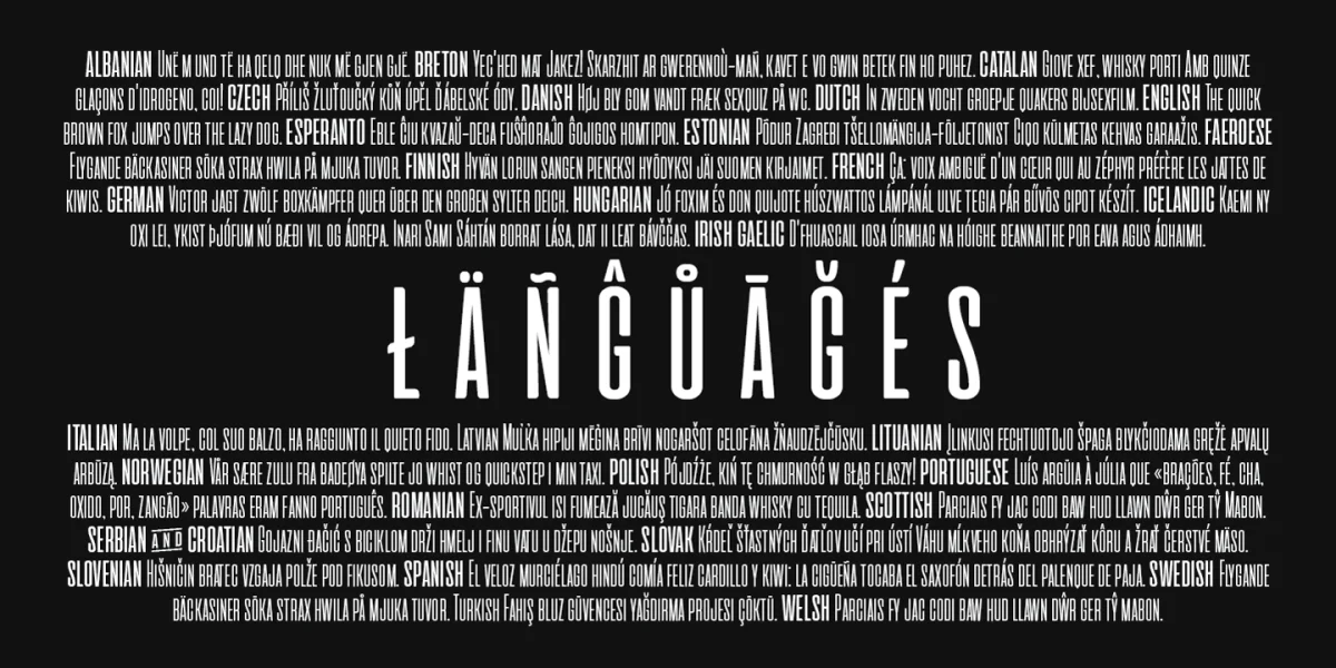 Aliens & cows Font Family preview 6