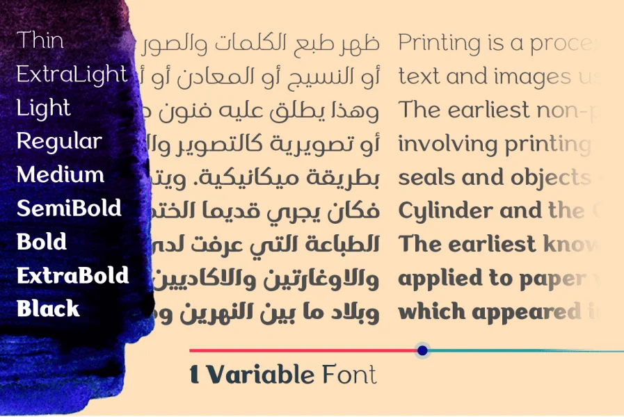 Aligarh Arabic FREE PERSONAL USE Font Family preview 2