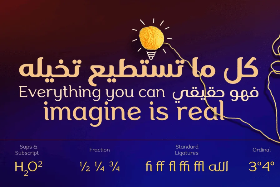 Aligarh Arabic FREE PERSONAL USE Font Family preview 4