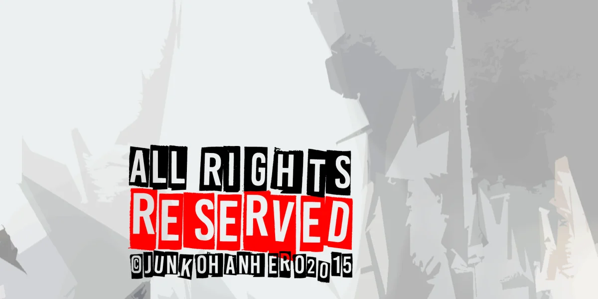 All rights reserved Font