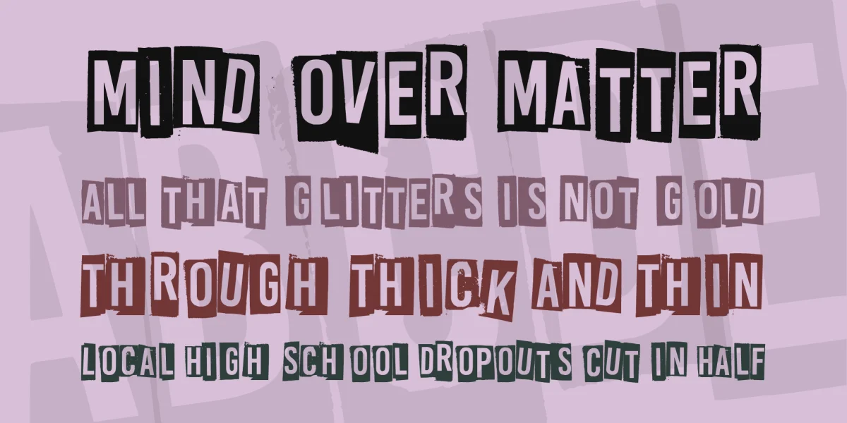 All rights reserved Font preview 3
