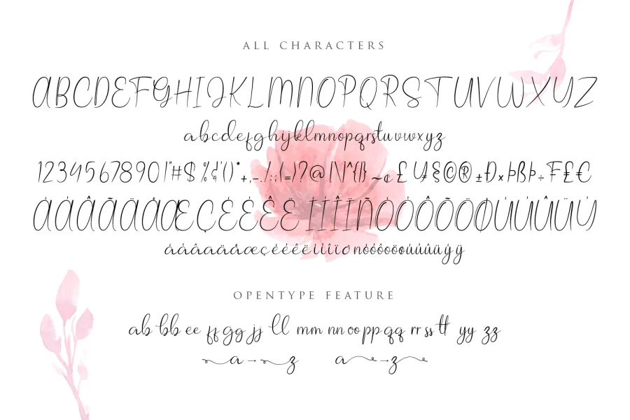 Allagia Demo Font preview 5