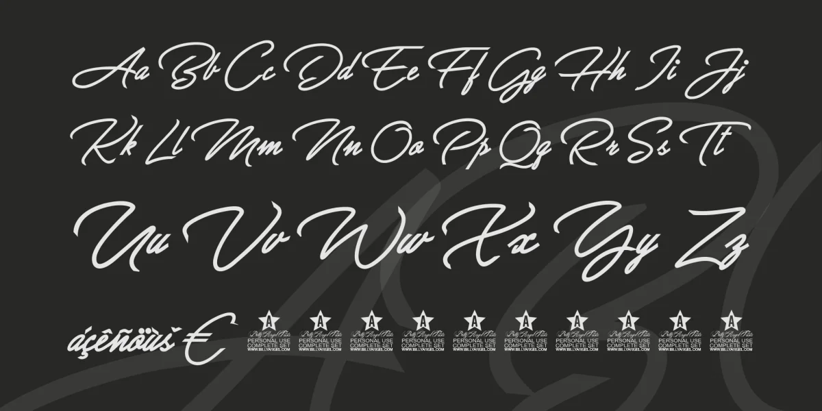 Allegratta Personal Use Font preview 5