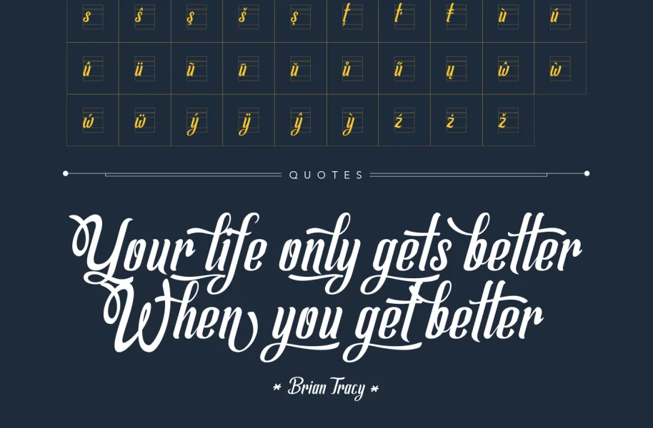 Allema Font preview 11