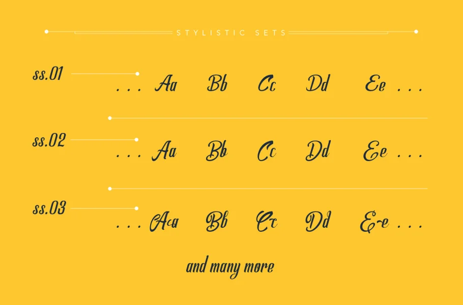 Allema Font preview 12