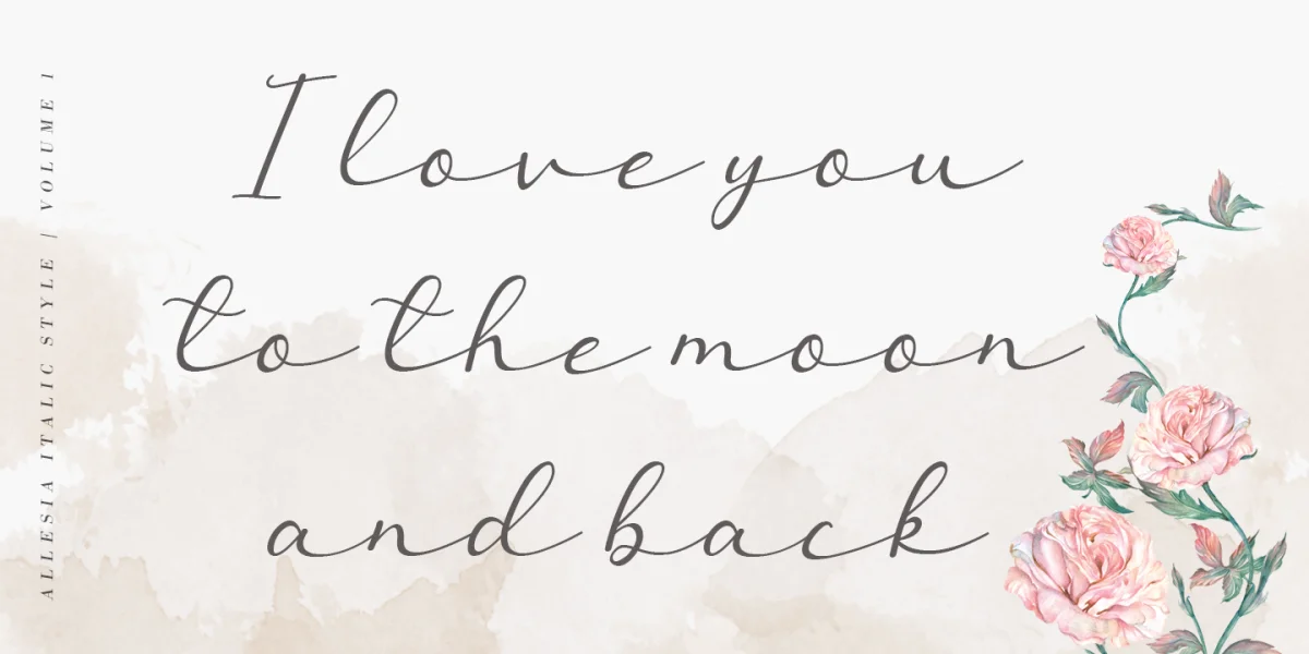 Allesia Font preview 10