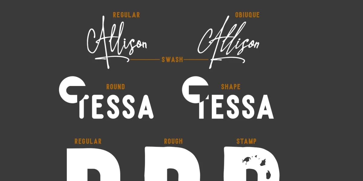 Allison Tessa Font preview 8