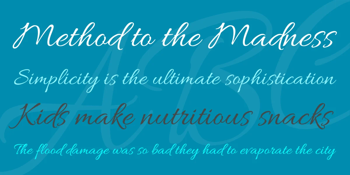 Allura Font preview 2