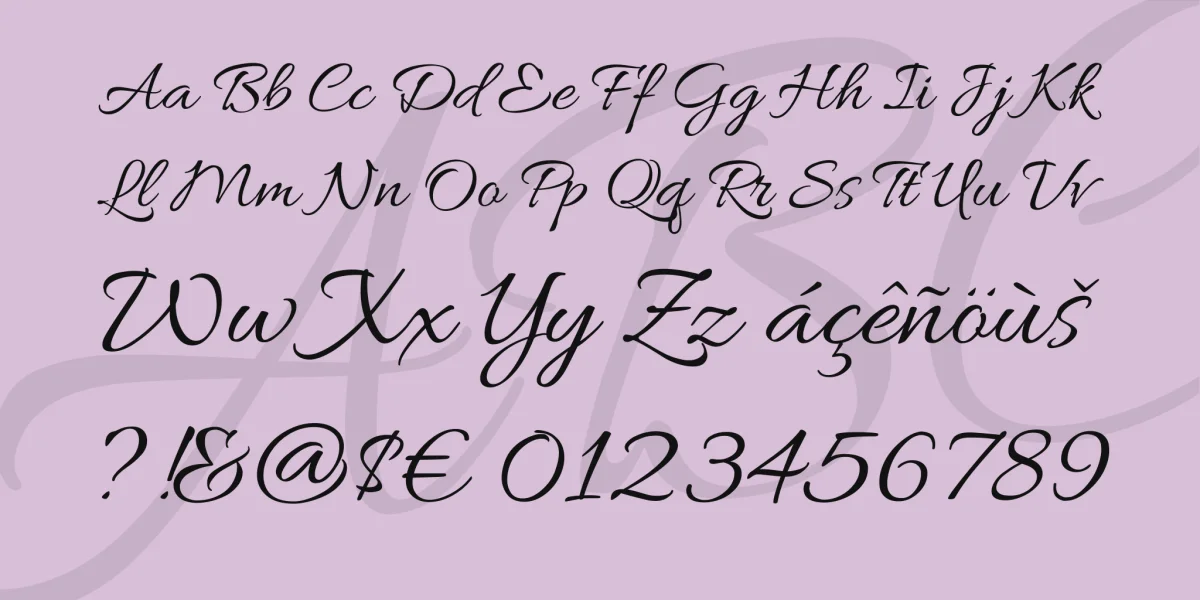 Allura Font preview 4