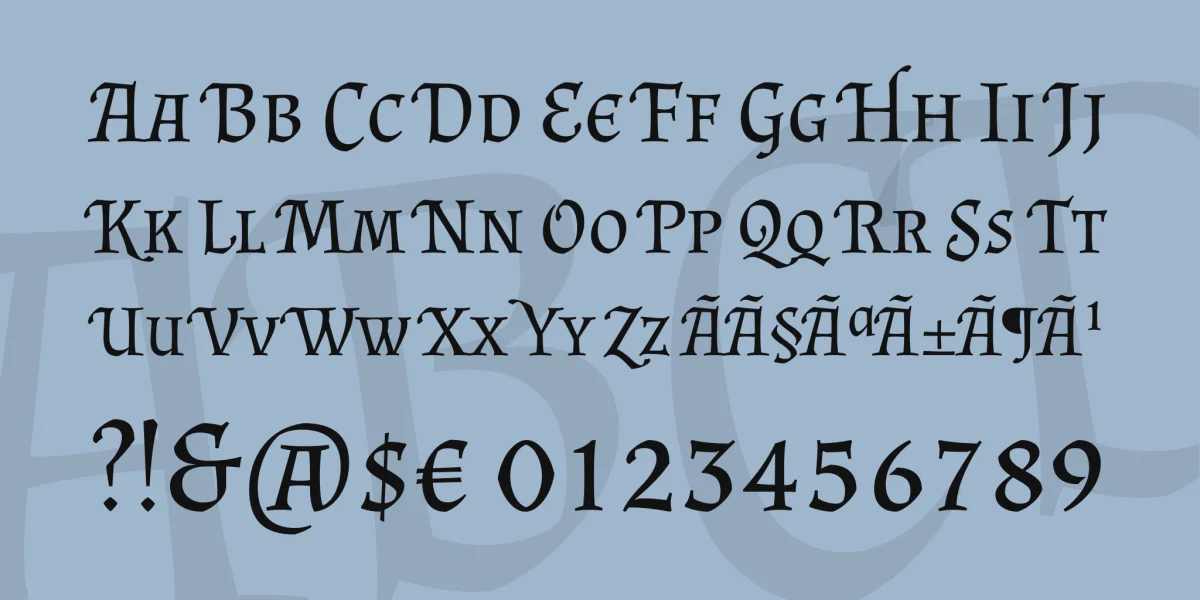 Almendra SC Font preview 4