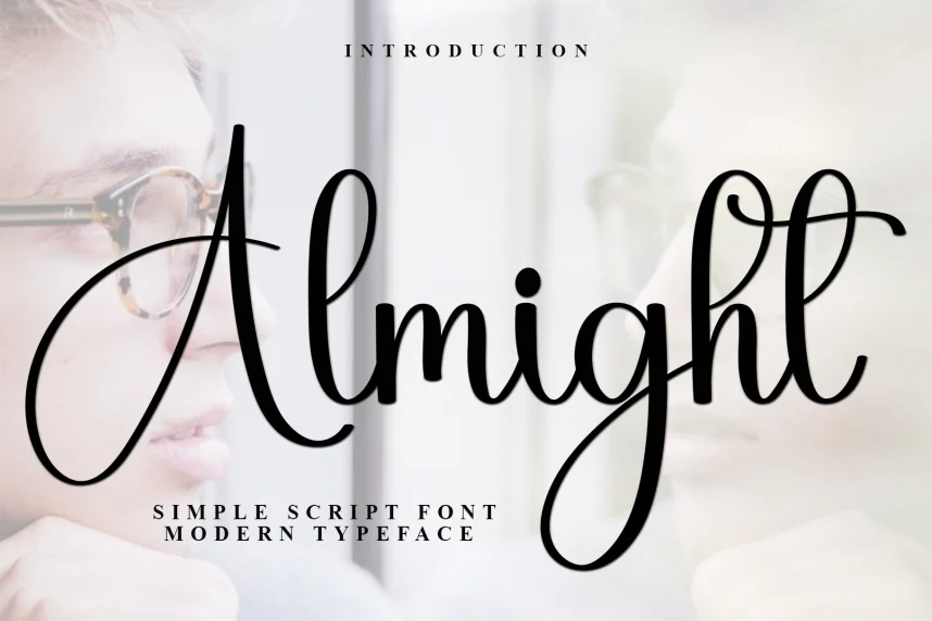 Almight – Modern Script Handwritten Font