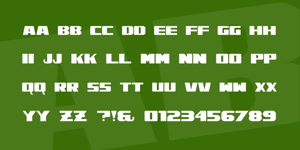 Alpenkreuzer Font preview 5